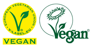 vegan keurmerken van de NVV en Proveg