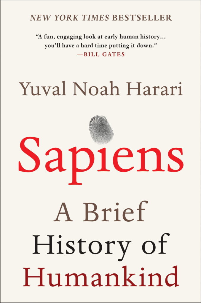 boek Sapiens : A Brief History of Humankind voorkant cover
