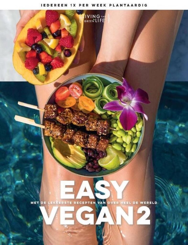 boek frontcover Easy vegan 2 Auteur: Living The Green Life